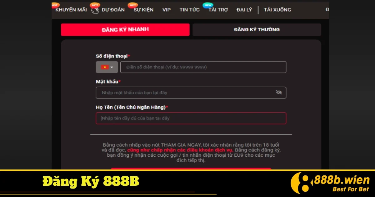 Lợi ích khi trở thành thành viên chính thức tại 888B