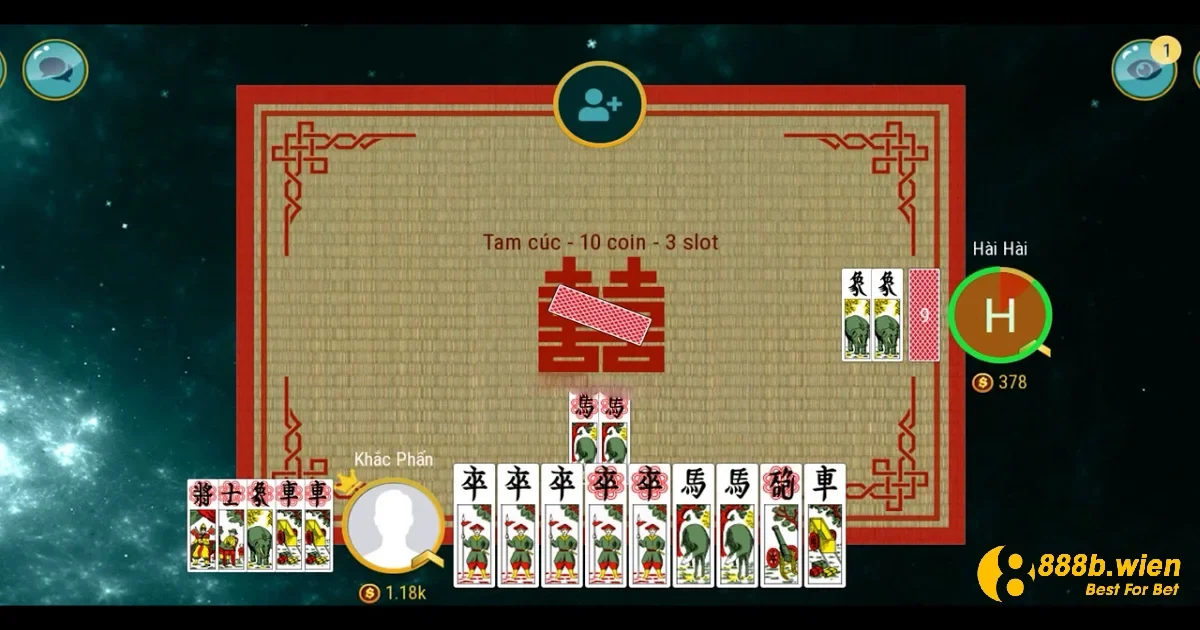 Các bước chơi game bài Tam Cúc