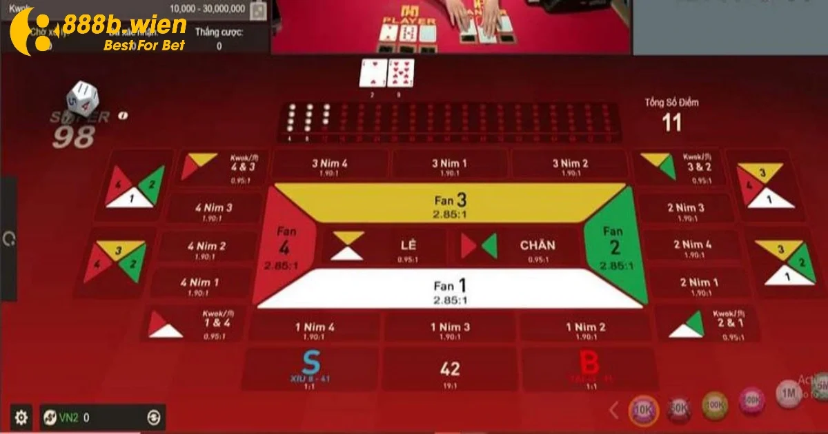 Các Loại Cược Trong Fantan 888B – Đa Dạng Trong Lựa Chọn 2 Khám phá các loại cược trong Fantan