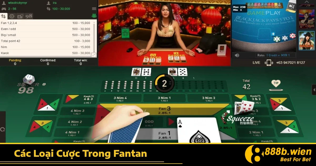 Các Loại Cược Trong Fantan 888B – Đa Dạng Trong Lựa Chọn