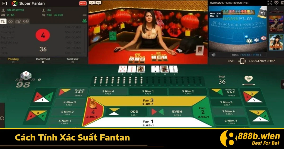 Cách Tính Xác Suất Fantan Tại 888B Giúp Kiểm Soát Trận Đấu